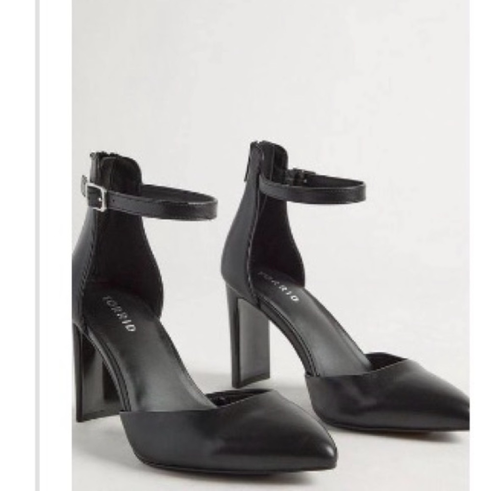 Torrid Elegant Black Block Heels